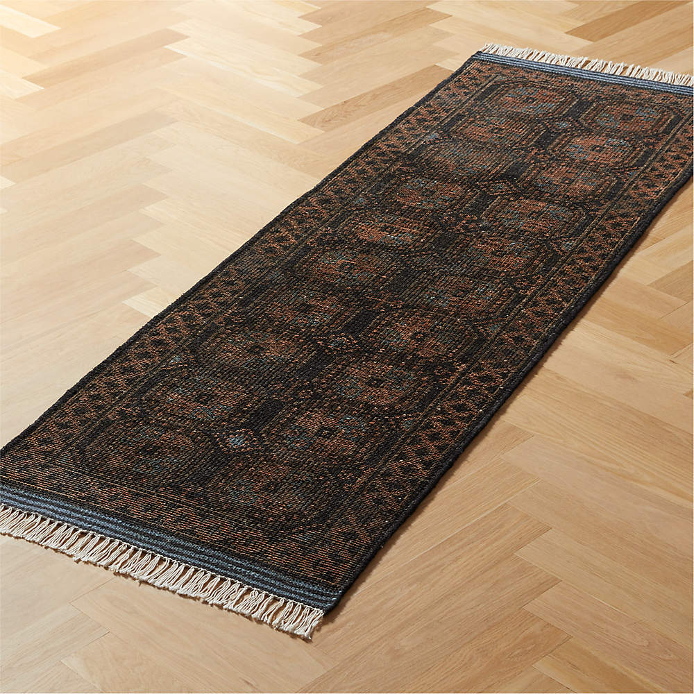 black runner rug