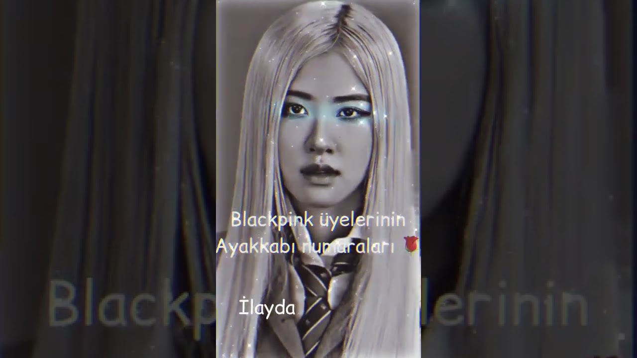 blackpink üyelerinin ayakkabı numaraları