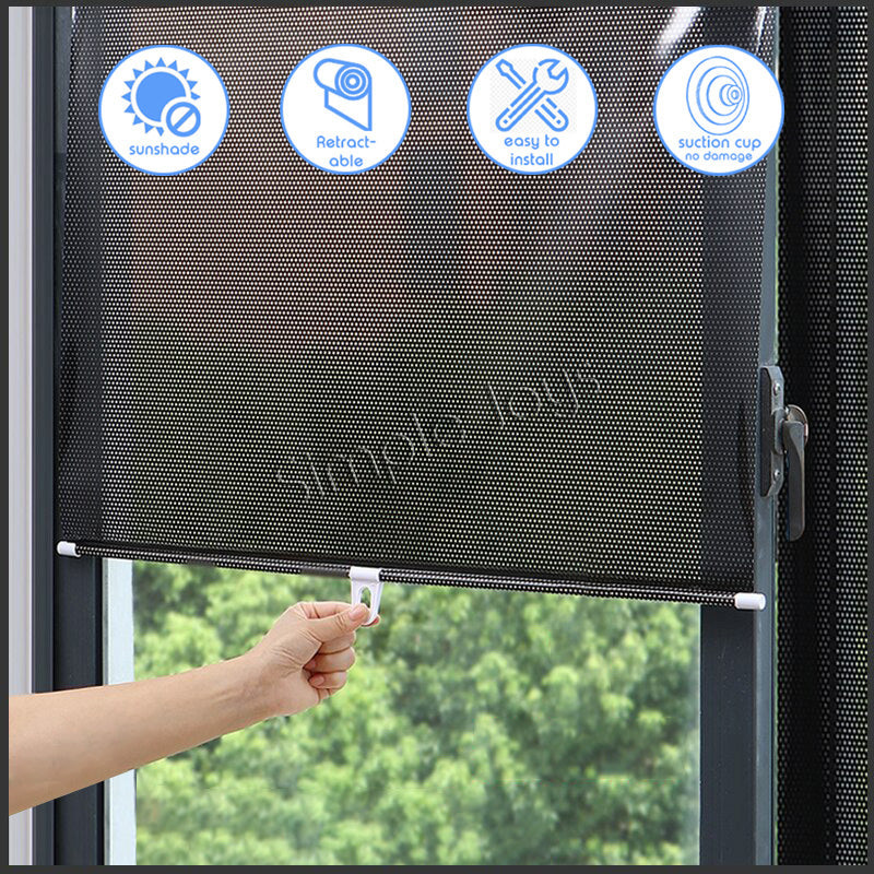 blinds with suction cups