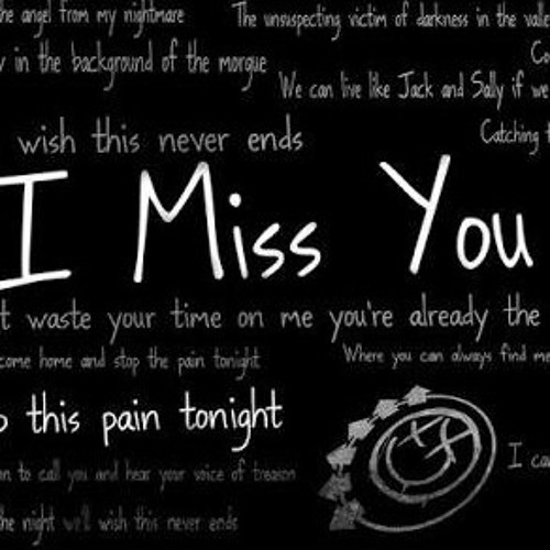 blink 182 i miss you wallpaper