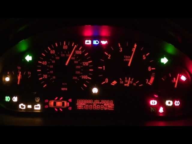 bmw e46 dashboard lights meaning