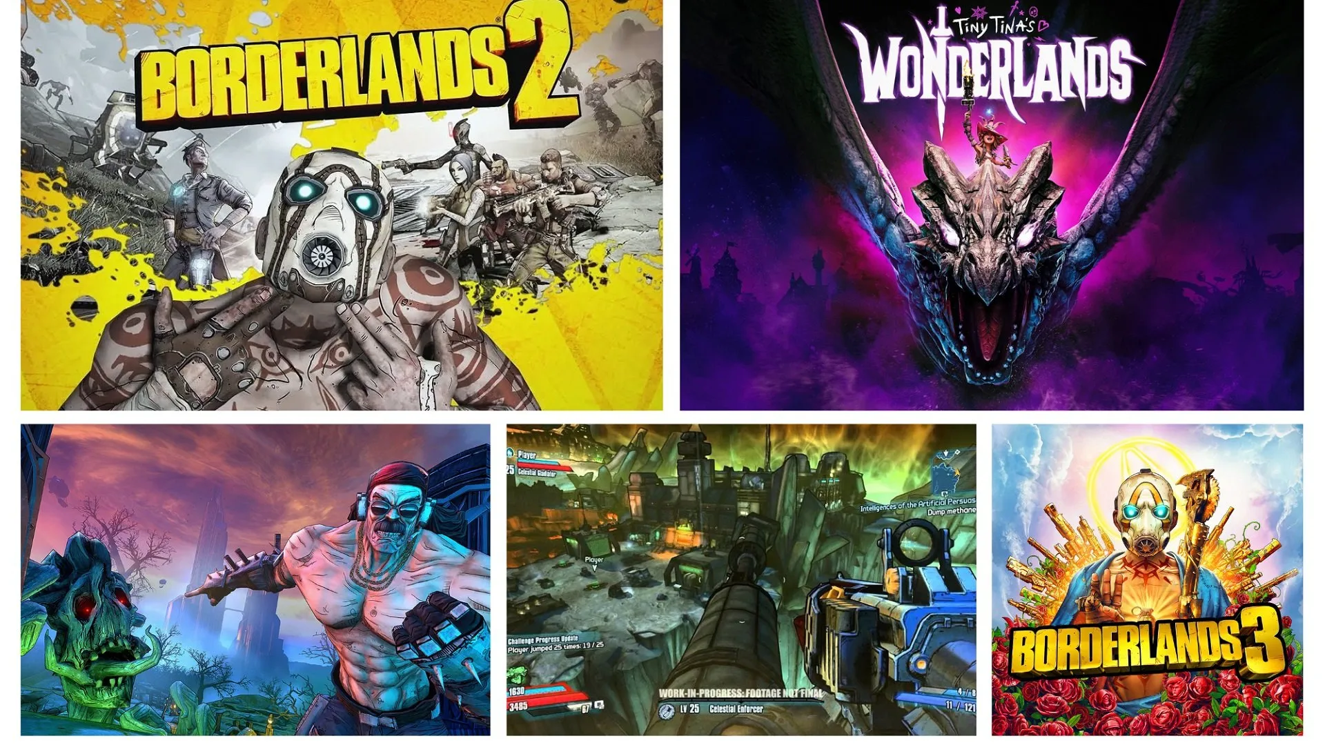 borderlands game list