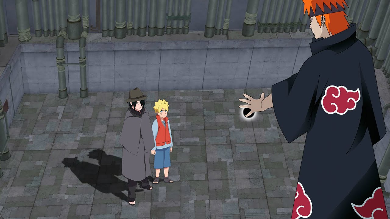 boruto meets sasuke