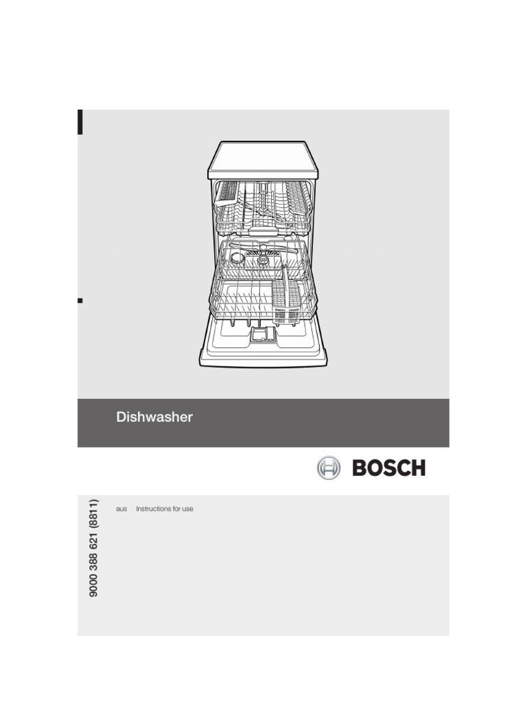 bosch dishwasher owners manual