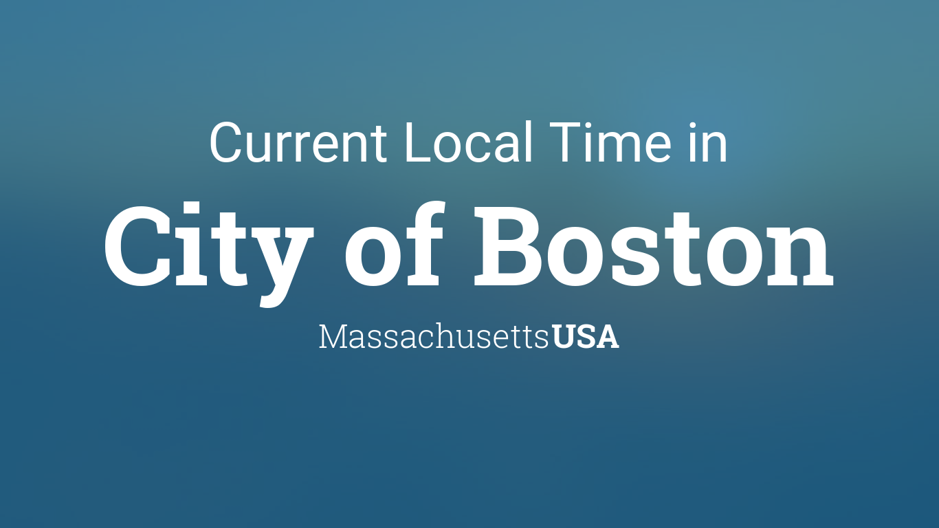 boston local time