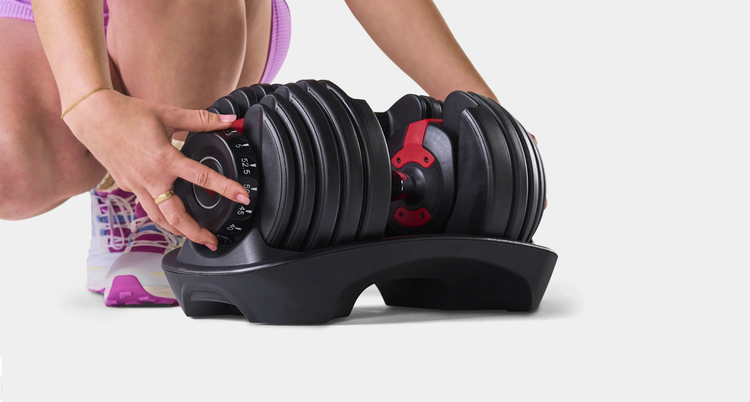 bowflex selecttech 552 adjustable dumbbells