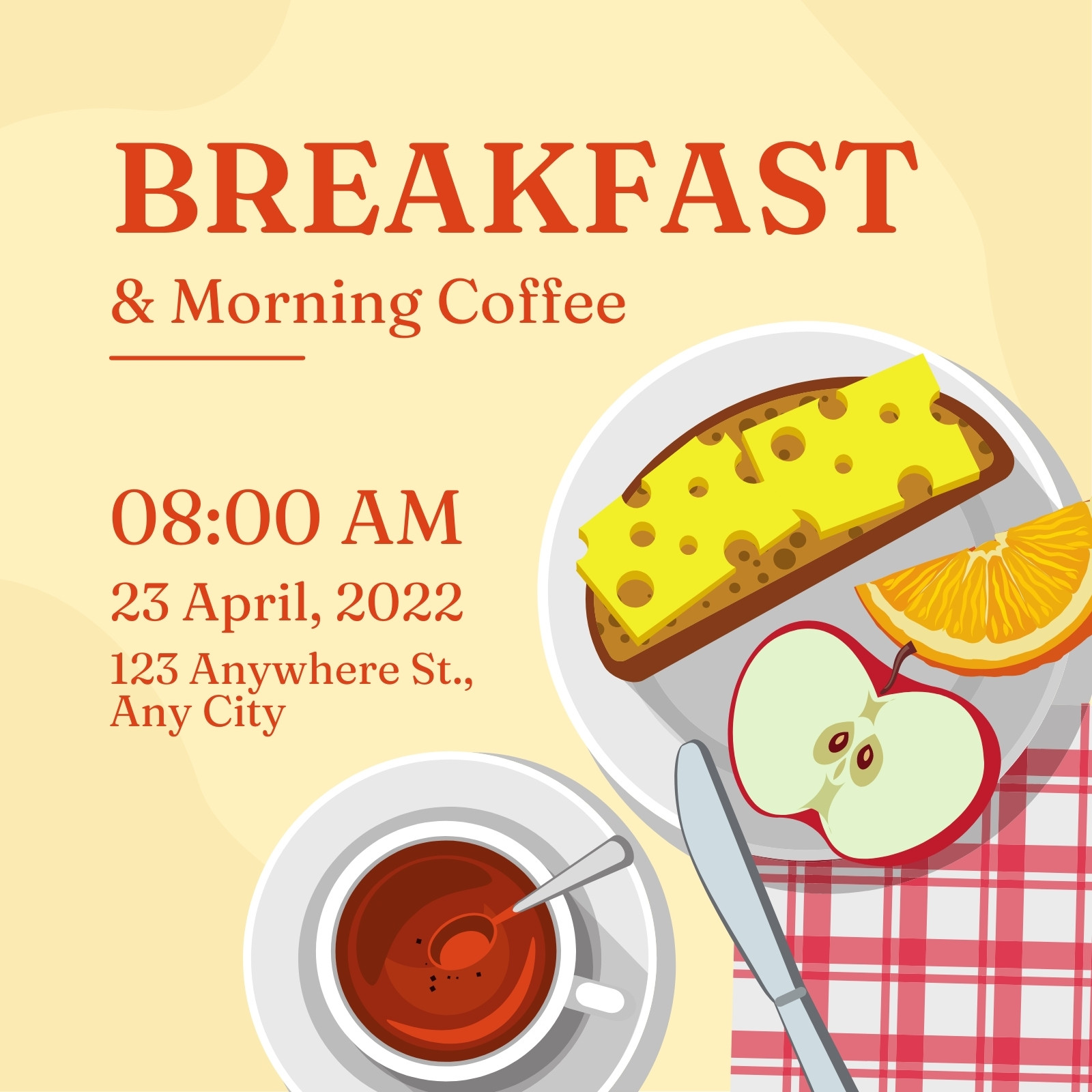 breakfast invitation template free