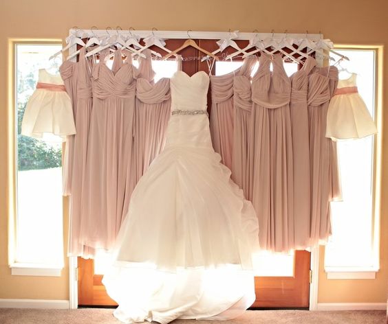 bride dress hanger