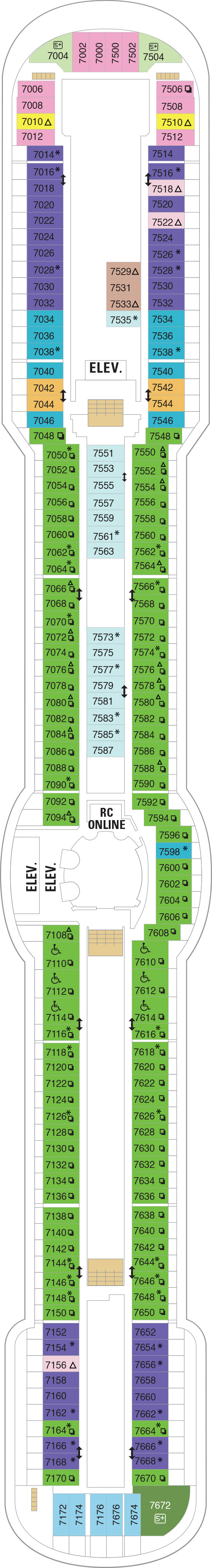 brilliance of the seas deck plan