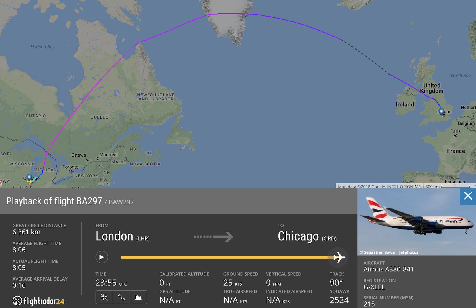 british airways to chicago