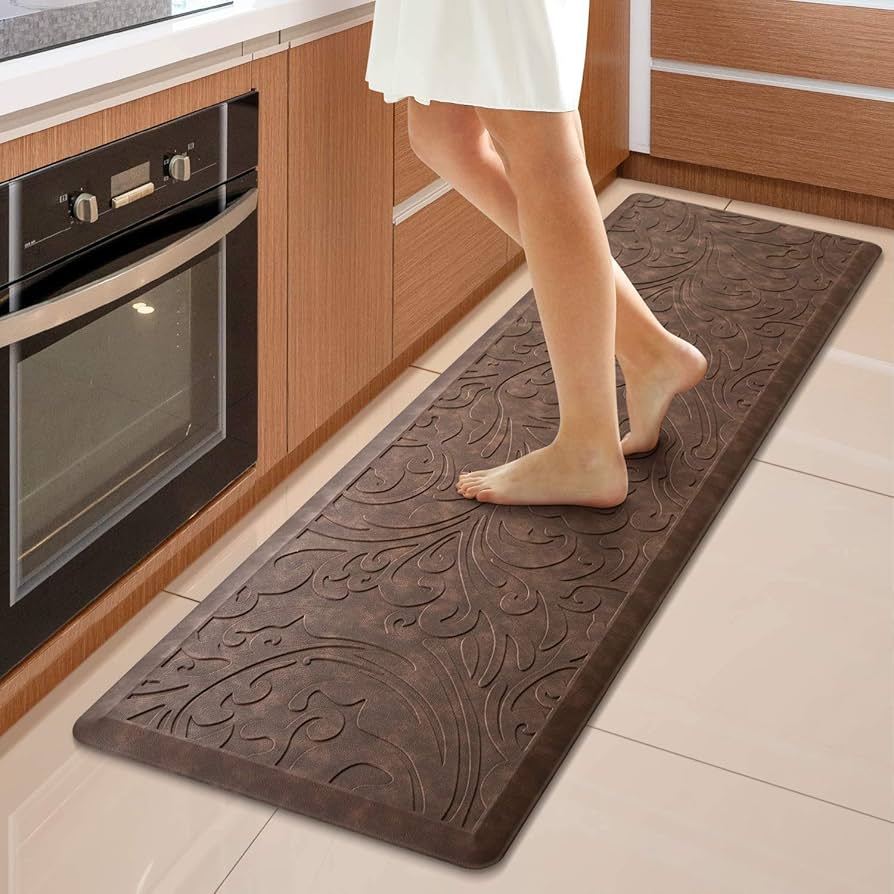 brown anti fatigue kitchen mats