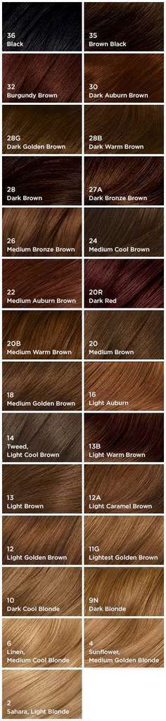 brown nice and easy hair color shades