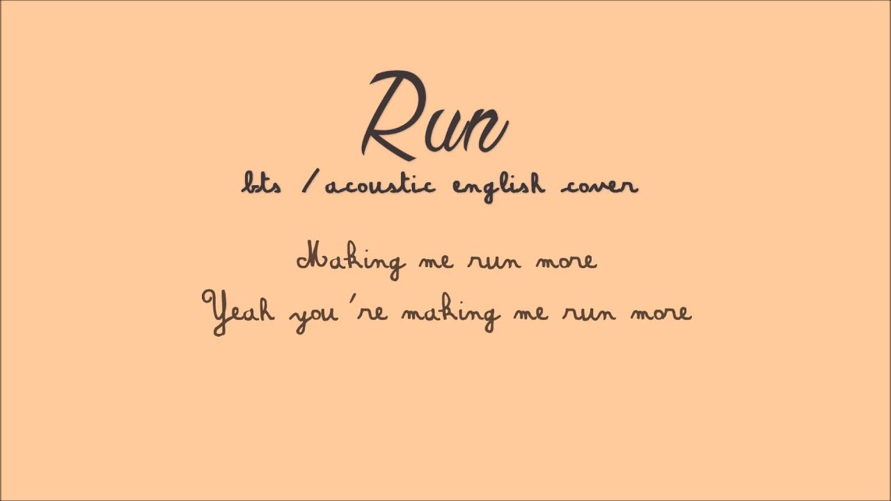 bts run lyrics english