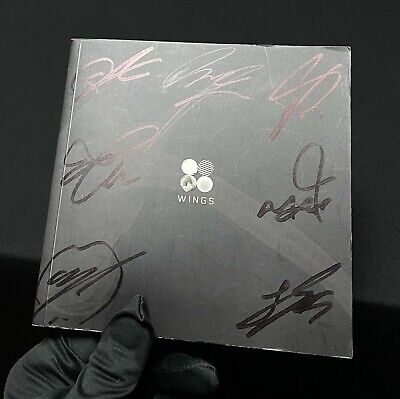 bts signed album wings