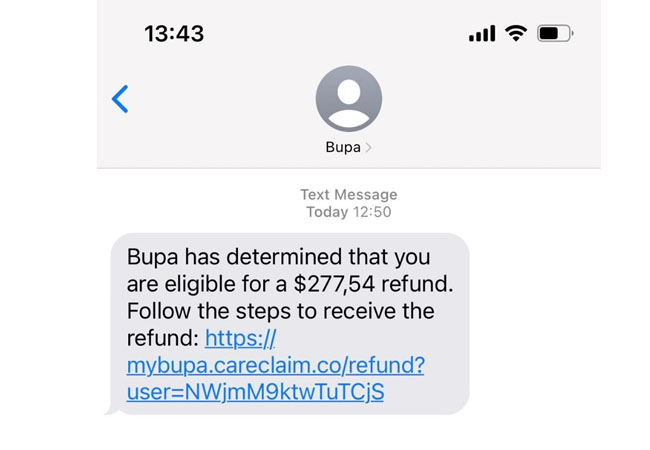 bupa giveback form