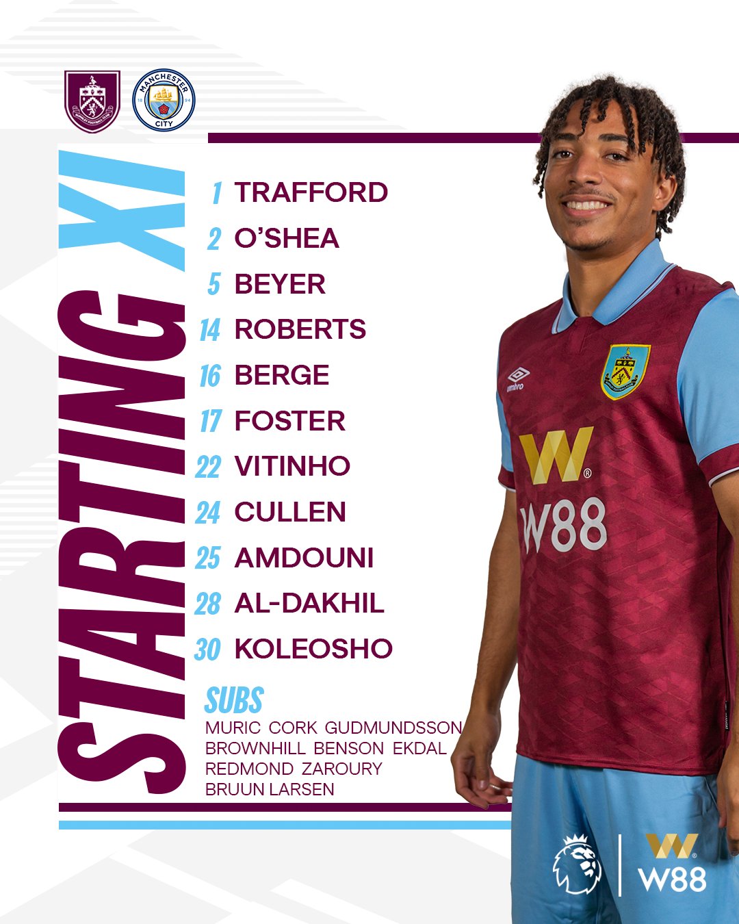 burnley starting 11