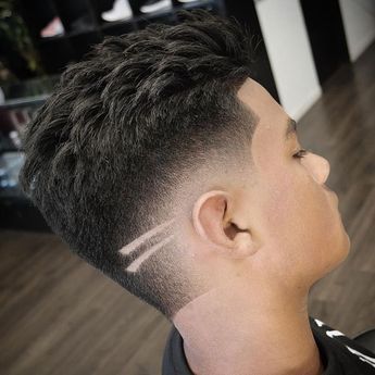 burst fade with design