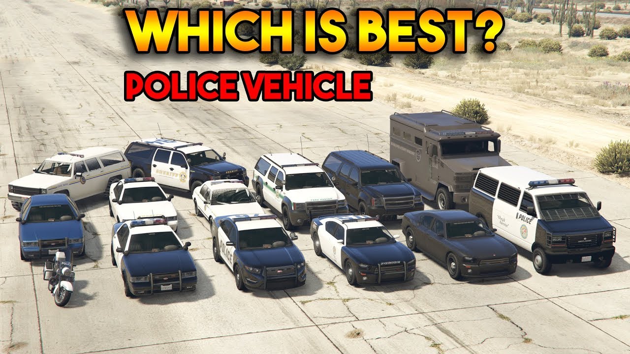 gta police vehicles