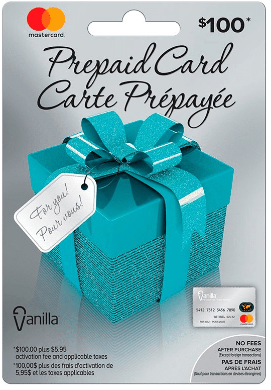 vanilla prepaid.com français