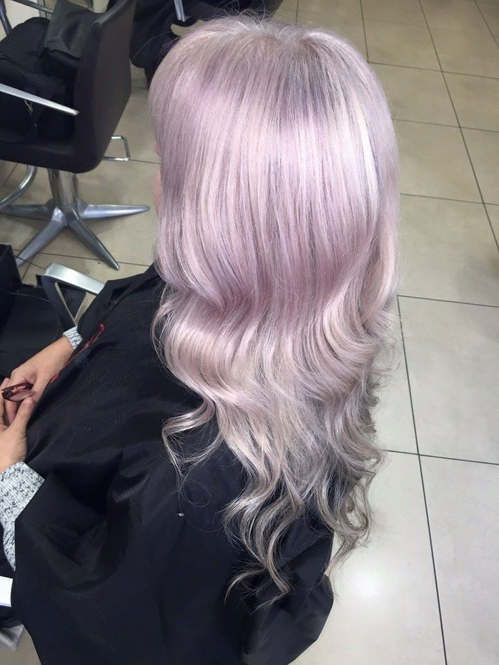 smokey amethyst hair