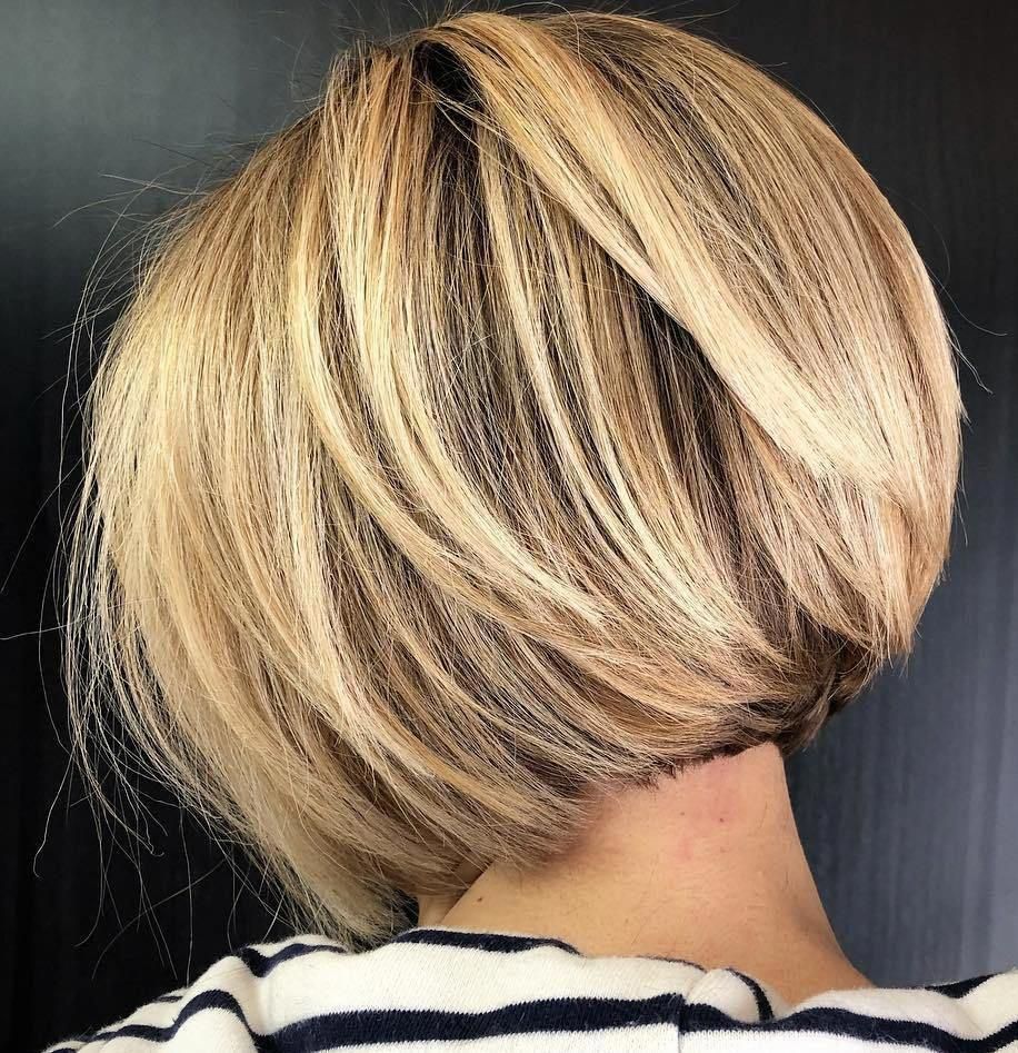 short bob hairstyles layered