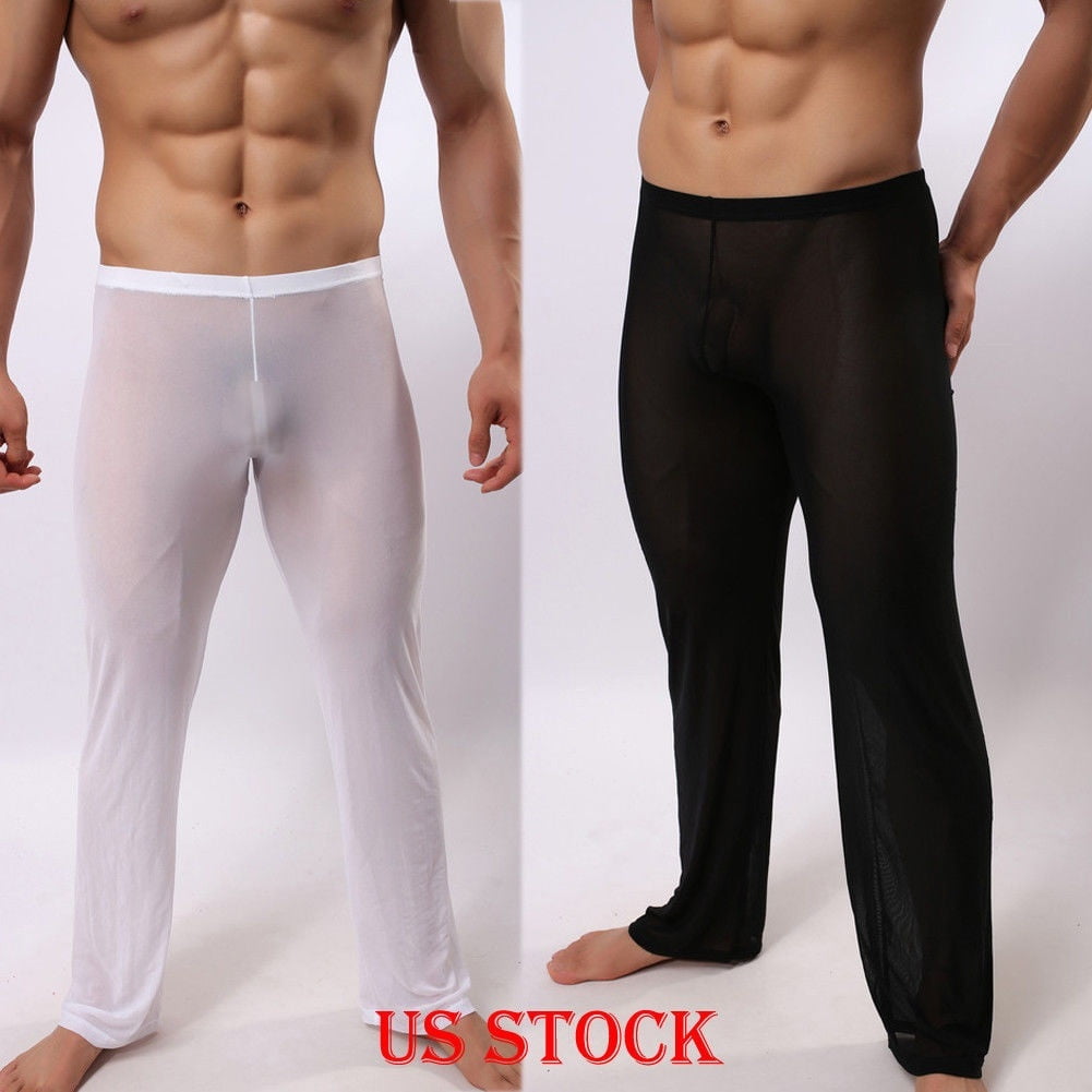 mens see through pants