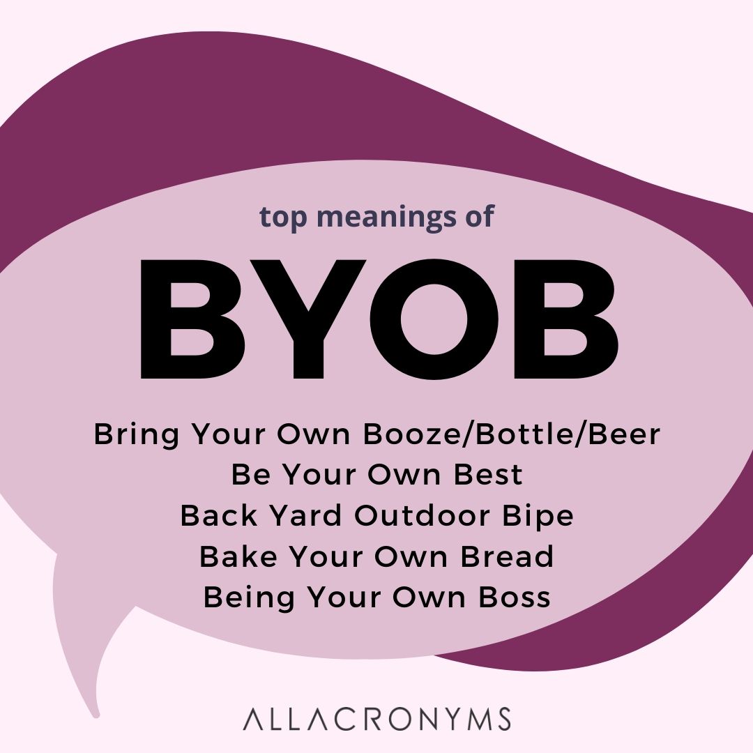 byob meaning