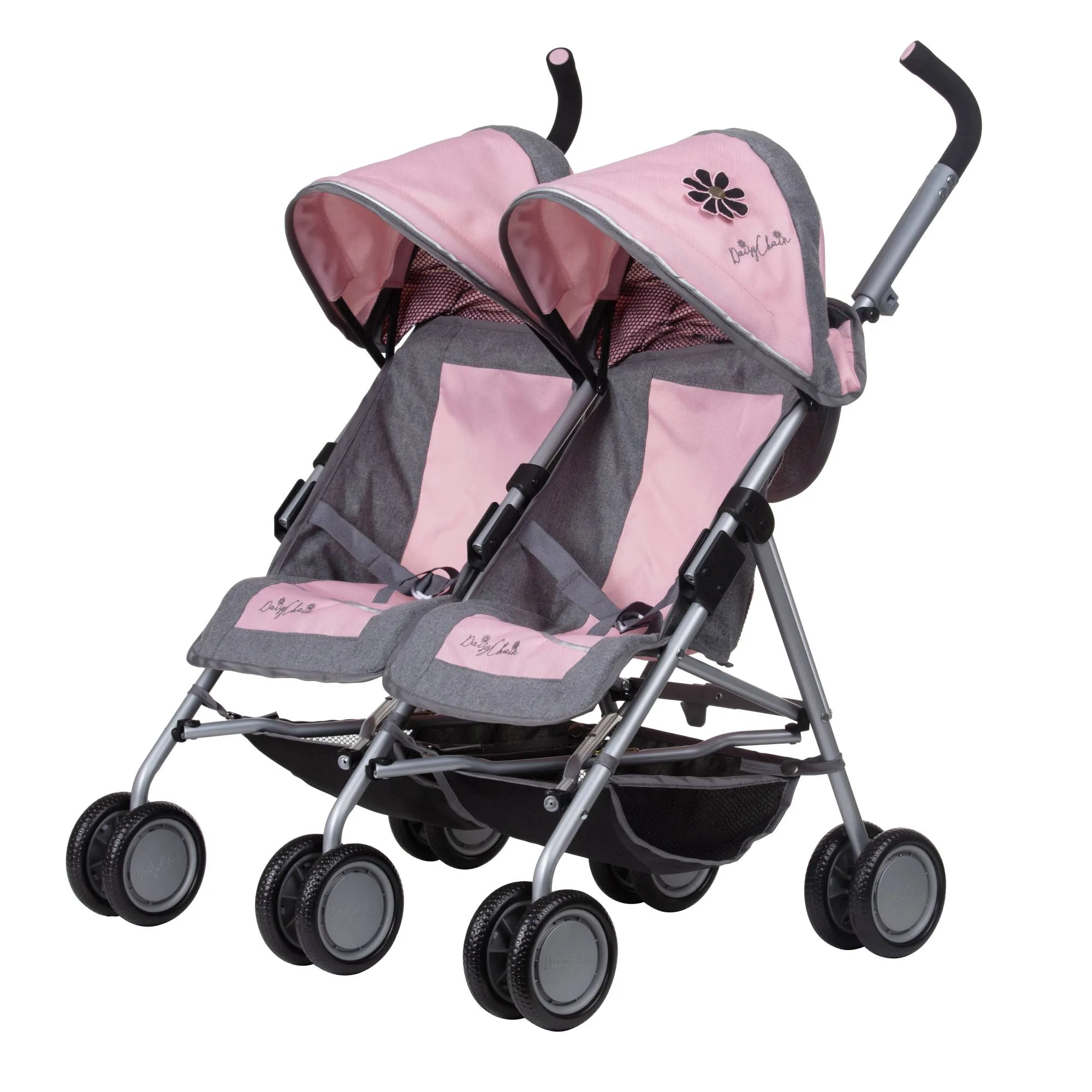 dolls twin pushchair