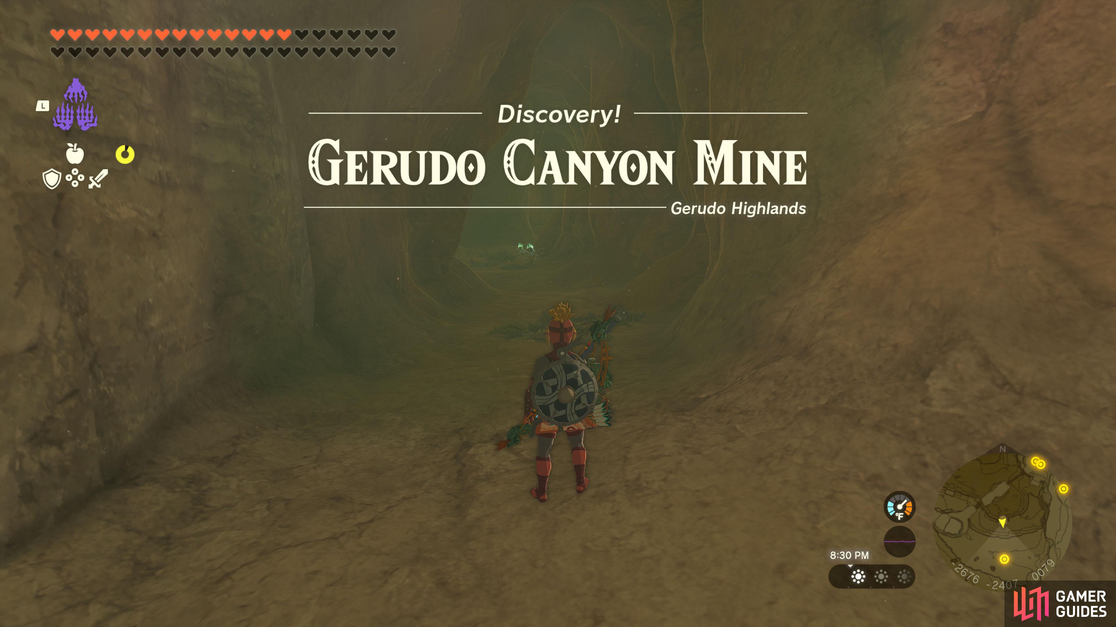 gerudo canyon mine