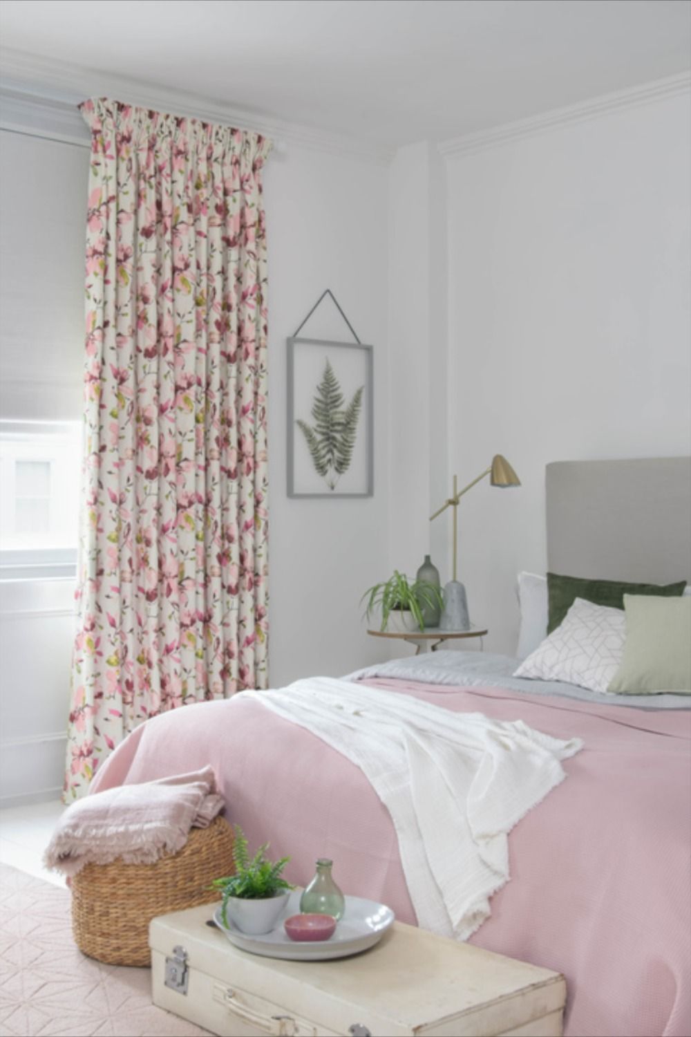 floral curtains for bedroom