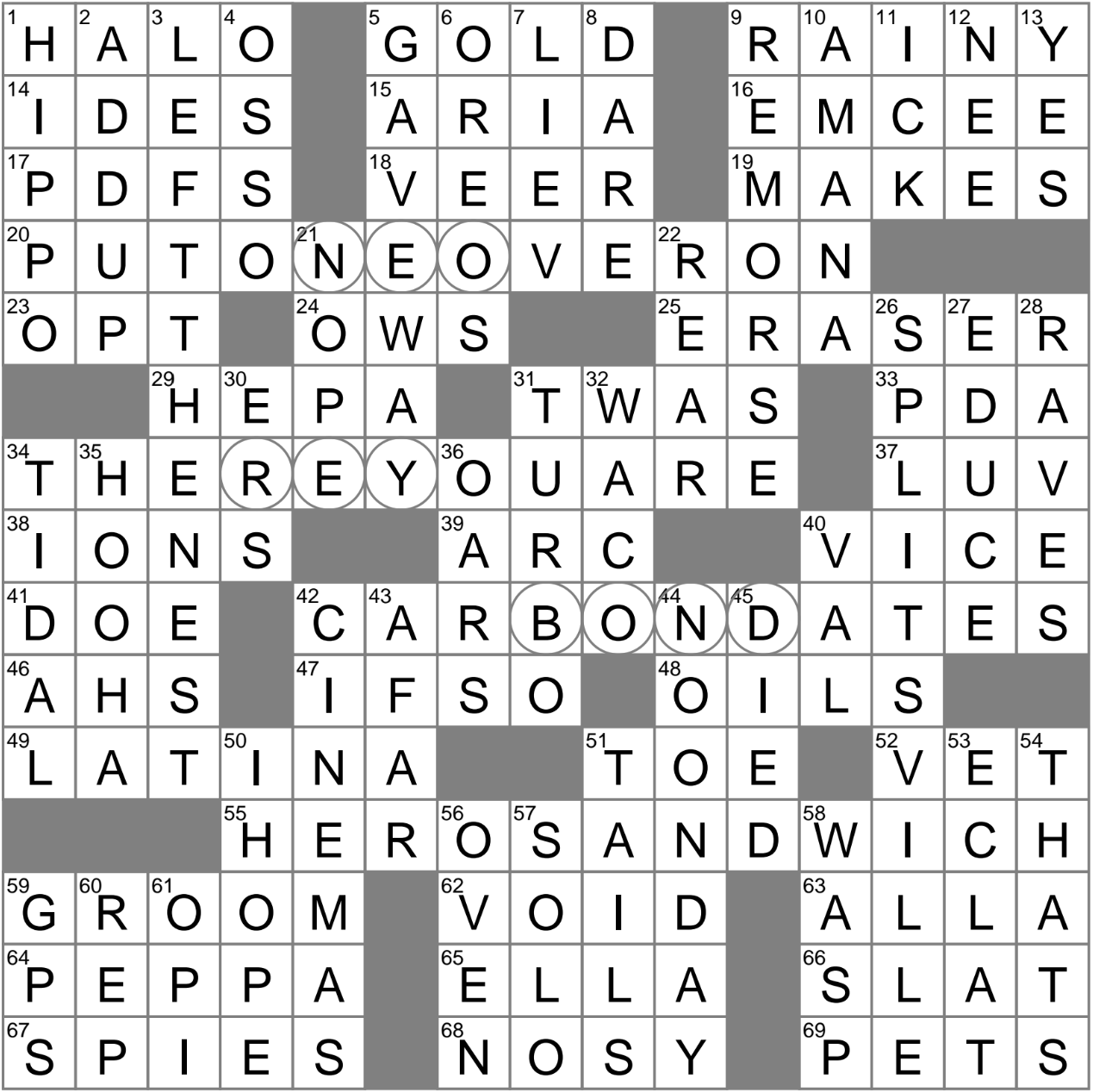 run crossword puzzle clue