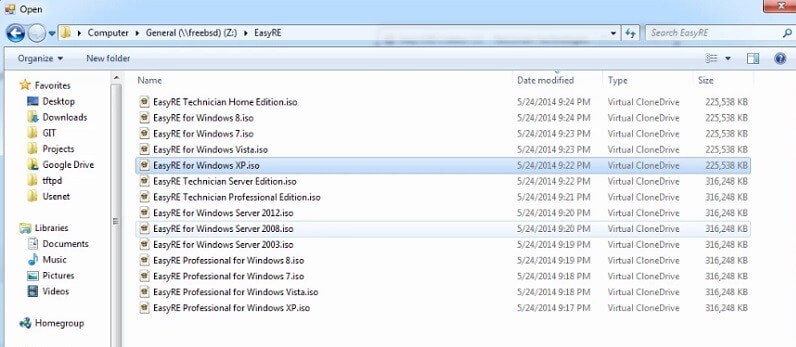 easy recovery essentials iso file