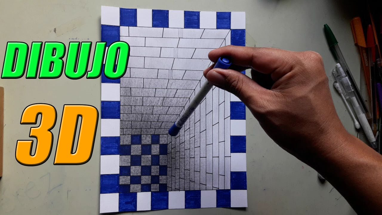 dibujos animados en 3d a lapiz