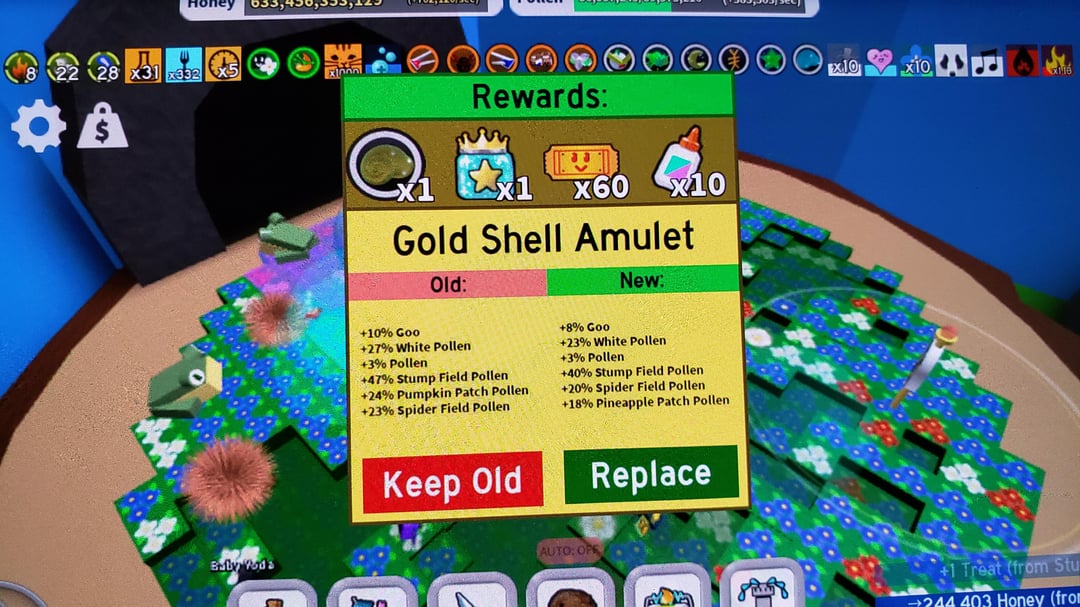 diamond shell amulet