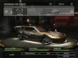 need for speed underground 2 boss cars