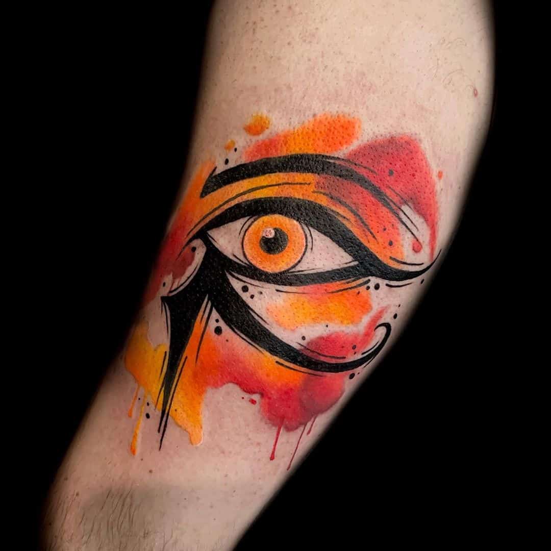 eye of iris tattoo