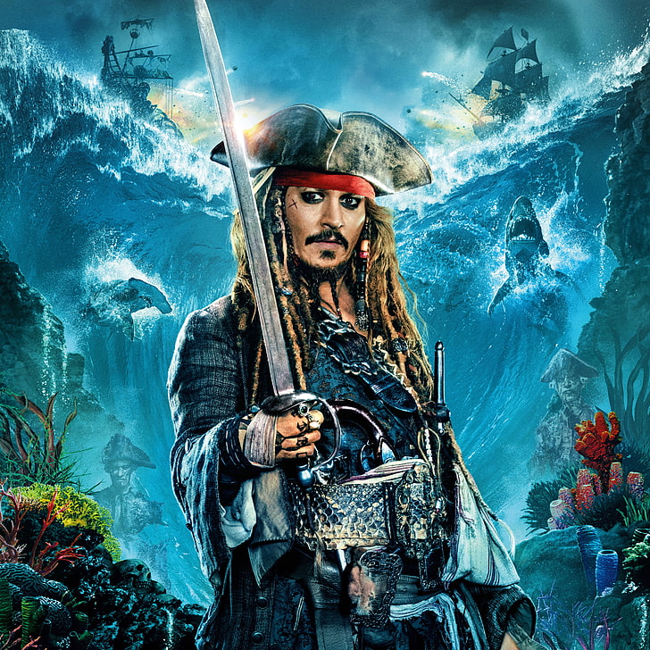 jack sparrow 4k wallpaper