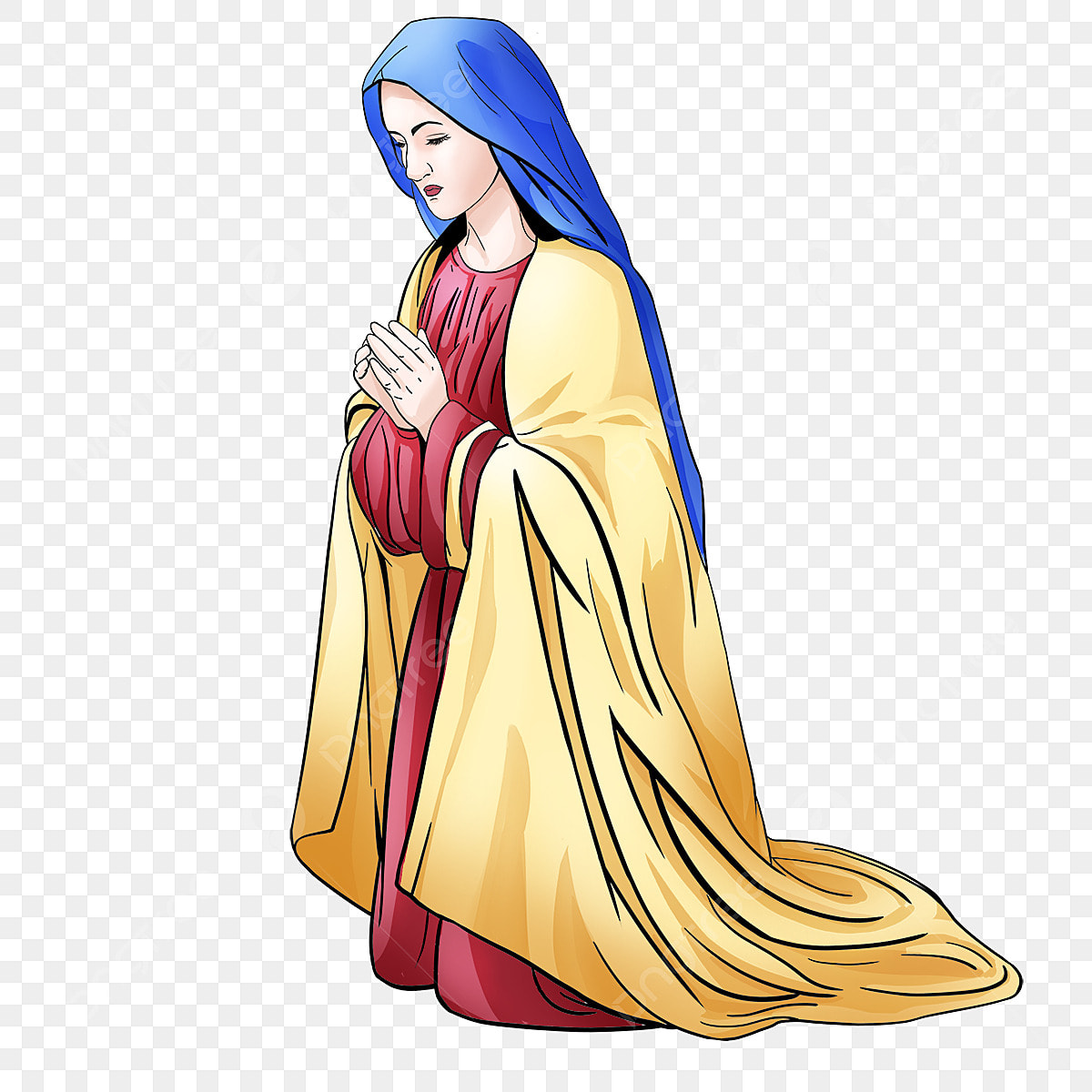 mother mary clipart