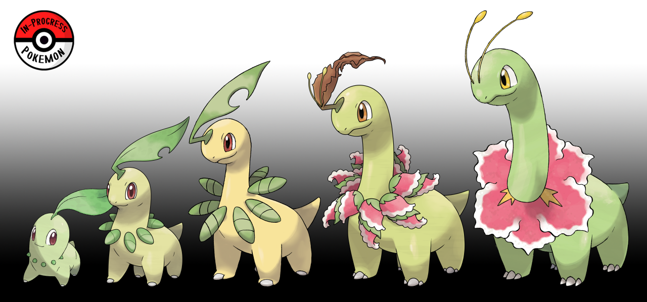 chikorita evolve