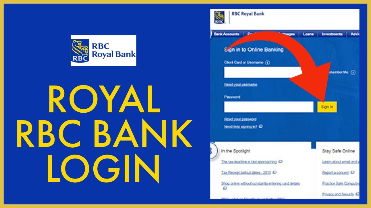 royal bank online banking login canada