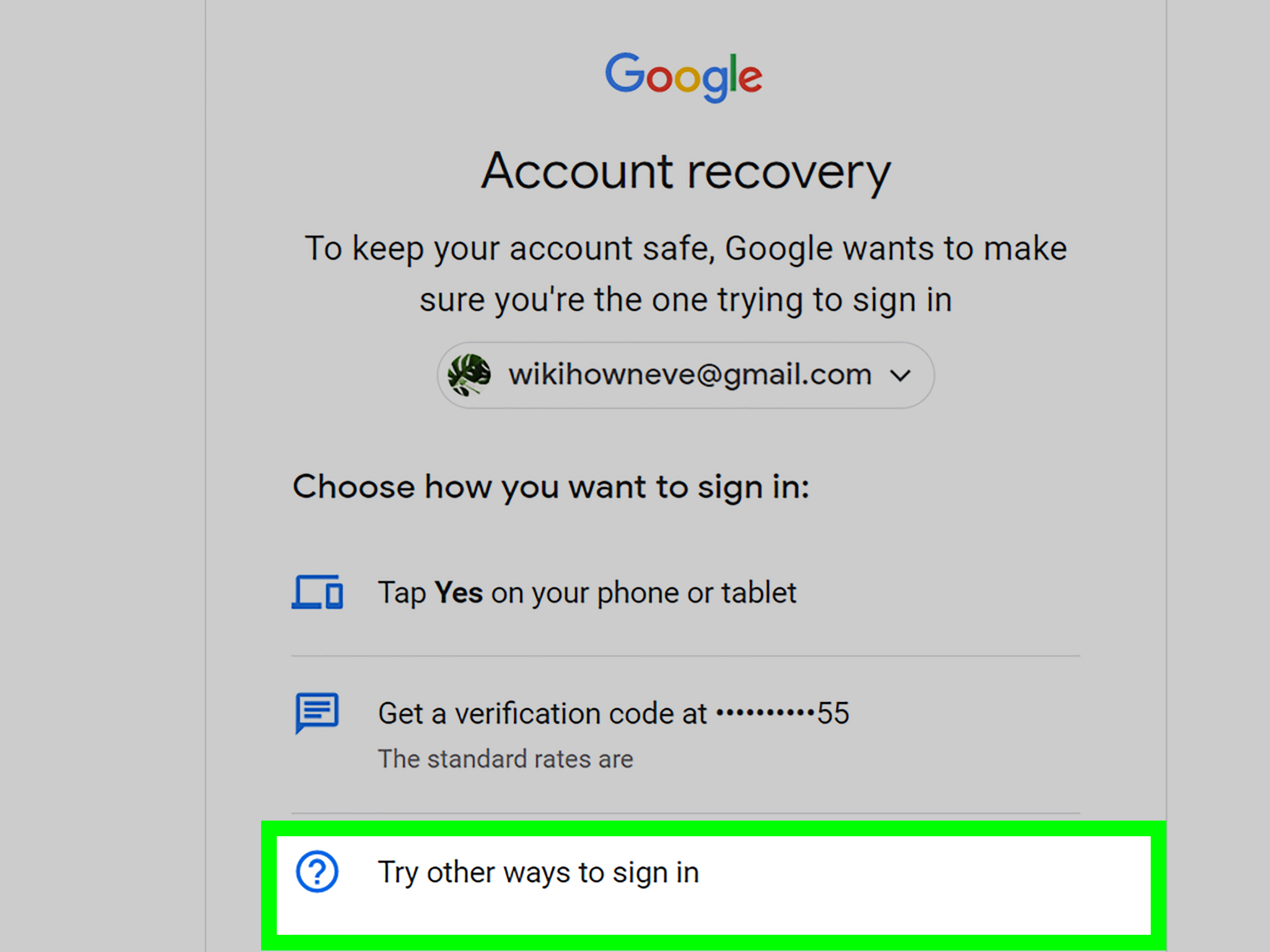 passwords.google.com account recovery