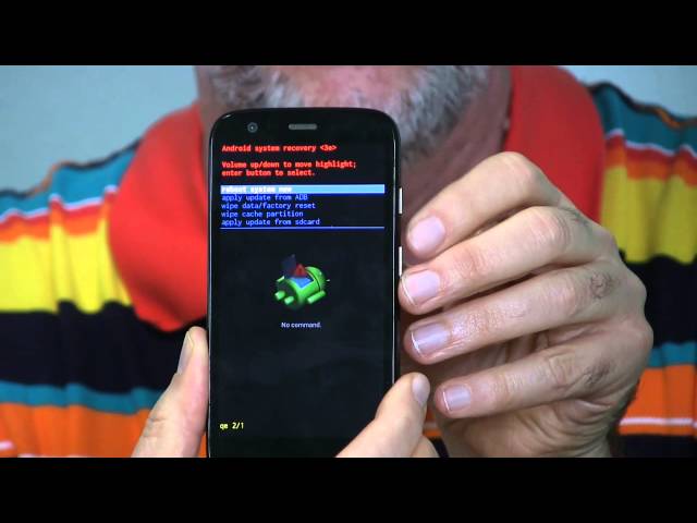 moto g play hard reset with buttons