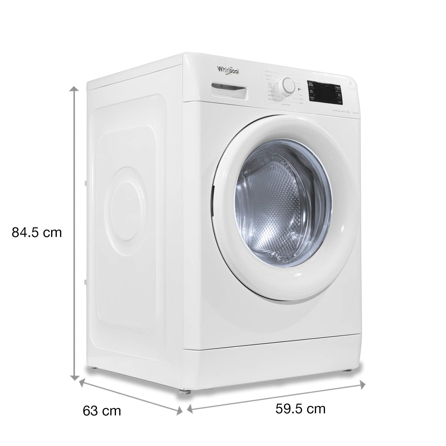 whirlpool washing machine capacity
