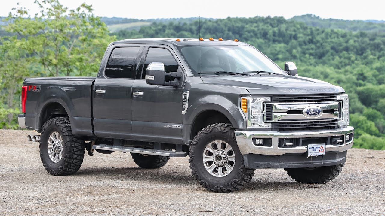 stock 2017 f250 with 35 inch tires