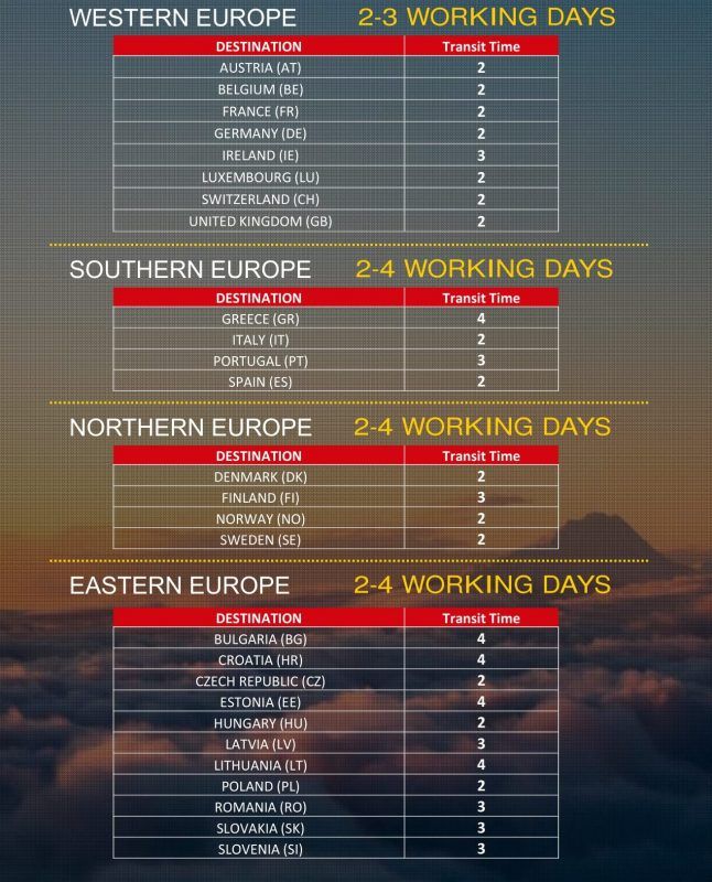 dhl international delivery times