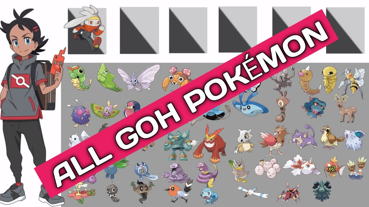 how many pokemon does goh have