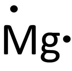 lewis dot diagram for mg