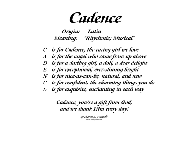 cadence meaning in telugu