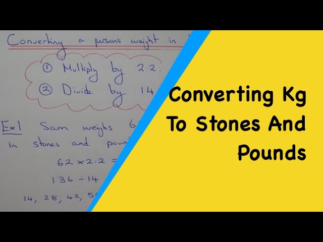convert kg to lbs and stones