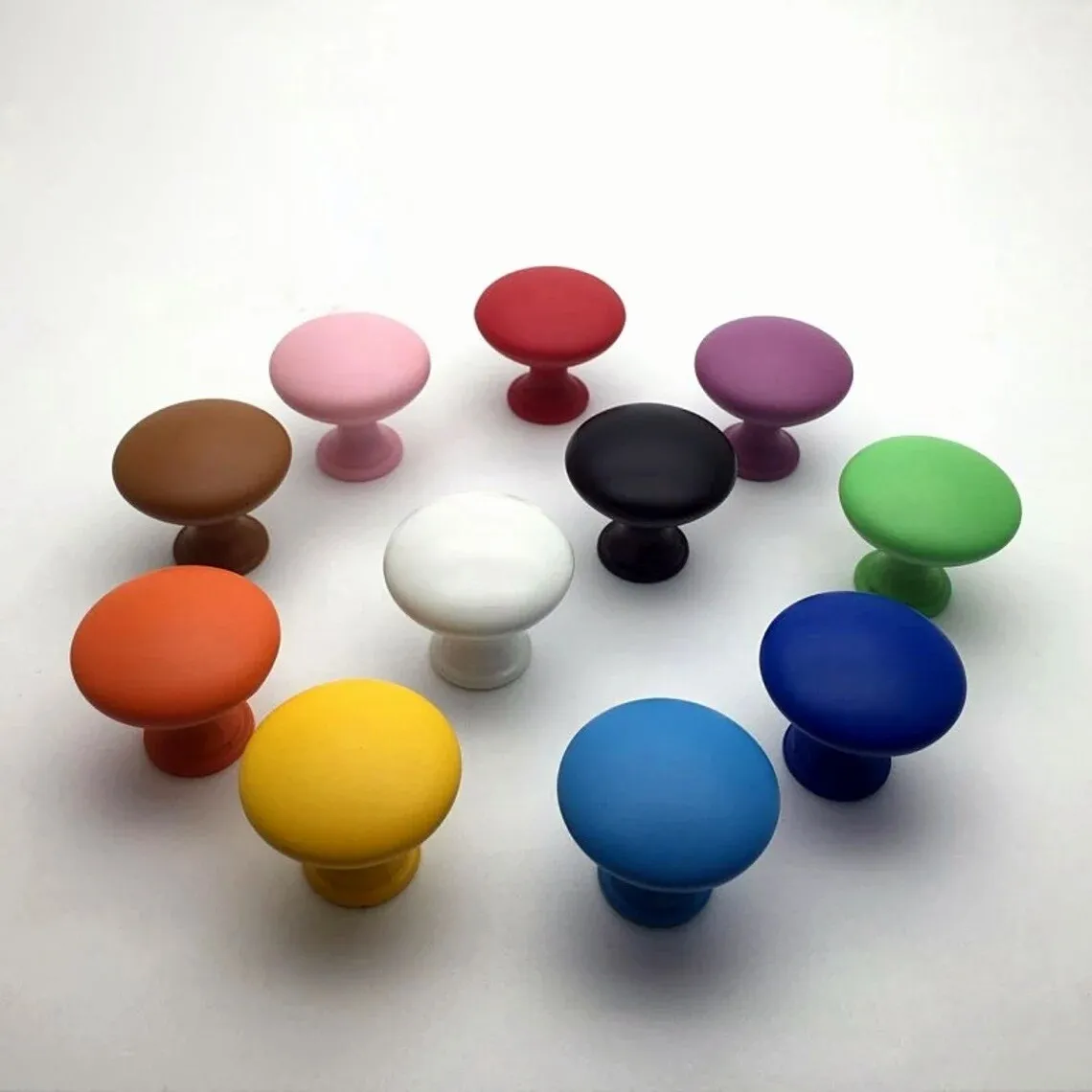 colorful dresser knobs